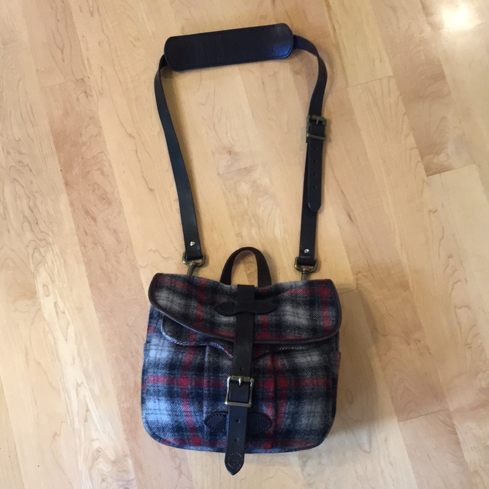 FILSON | Small Feild Bag Tartan Plaid Wool - Picture 5 of 16